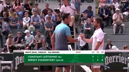Roland-Garros : Défaite du français Constant Lestienne