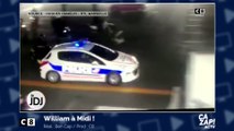 Images choc : une voiture de police sortie d'une cité de Marseille par une armée de scooters