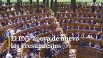 El PNV apoya de nuevo los Presupuestos