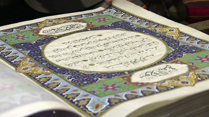 Rare silk Koran helps preserve Afghanistan's artistic past