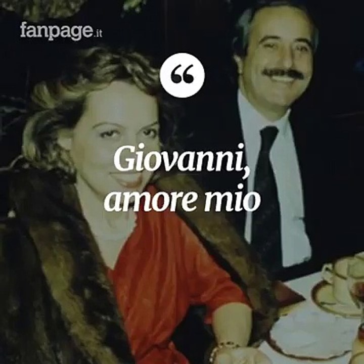 "Giovanni, amore mio, sei la cosa più bella della mia vita. Sarai sempre dentro di me così come io spero di rimanere viva nel tuo cuore."La moglie Francesca p