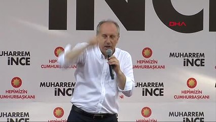 Sivas CHP Cumhurbaşkanı Adayı Muharrem İnce Sivas'ta Halka Hitap Etti
