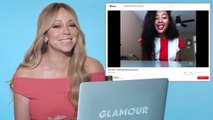 Mariah Carey Watches Fan Covers On YouTube