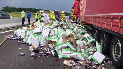 Saint-Eusèbe : un accident implique deux poids lourds