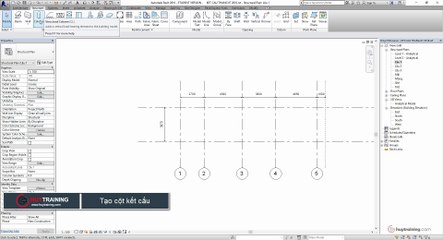 0105. Tạo cột kết cấu