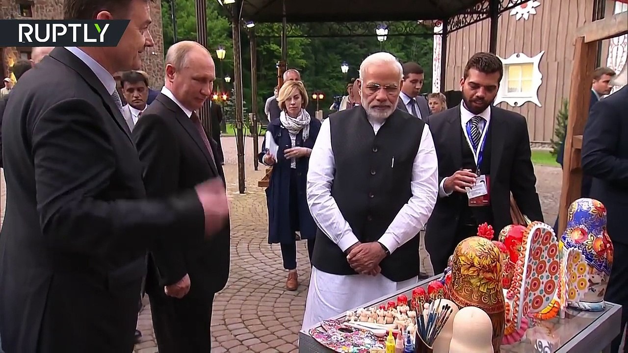 Lavish Sochi tour- Putin & Modi meet for first informal summit