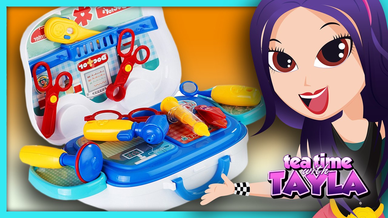 Pretend Play Kids Toys | Doctor Set for Children on Tea Time with Tayla