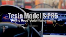 Tesla Model-S Rolling Road (Dyno) Testing