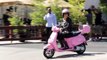Easy Rider Kris Jenner Hits Town On A Pink Vespa [2013]