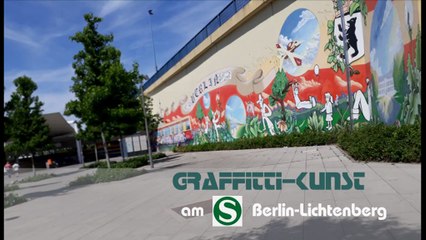 Graffittikunst am S-Bahnhof Lichtenberg