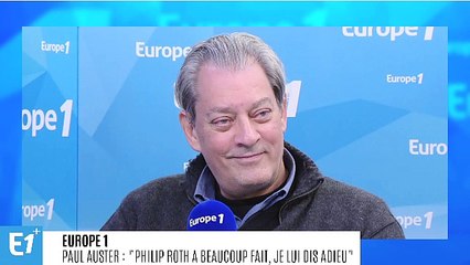 Paul Auster : "Philip Roth a beaucoup fait, je lui dis adieu"