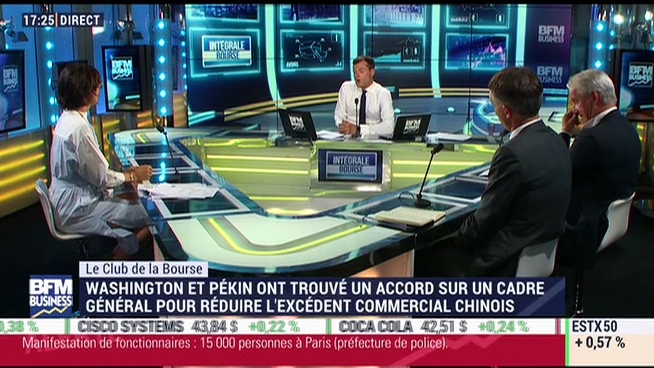 Le Club de la Bourse: Alain Crouzat, Nathalie Pelras, Pierre-Alexis Dumont et Jean-Louis Cussac - 22//05