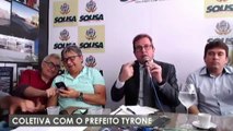 Prefeito Tyrone fala da Praça da Bíblia em Sousa