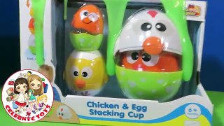 New Mommy Chicken and Egg Stacking Cups Little Learner with Smile Unboxing Review