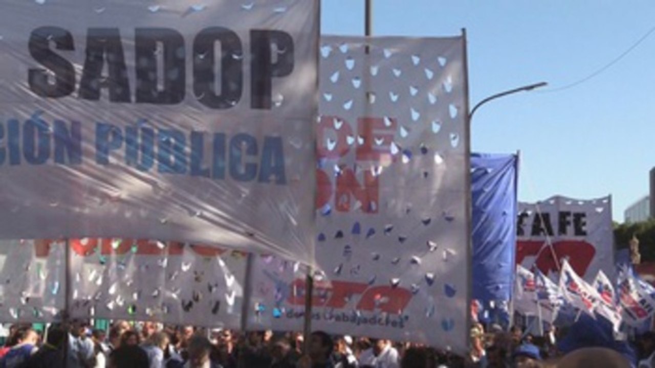 Segunda Marcha Federal Docente colapsa Buenos Aires