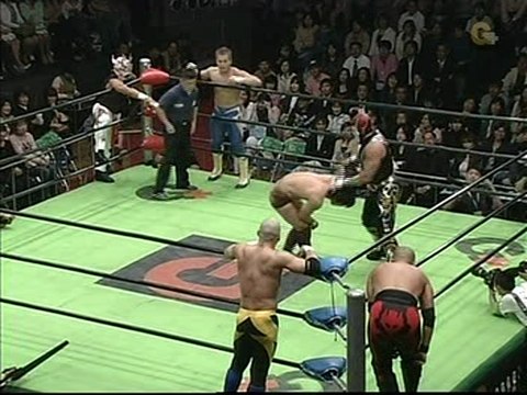 KENTA / KOTARO SUZUKI / EL ORIENTAL vs SUWA / LOW KI / ABISMO NEGRO - PRO-WRESTLING NOAH 5/13/2005