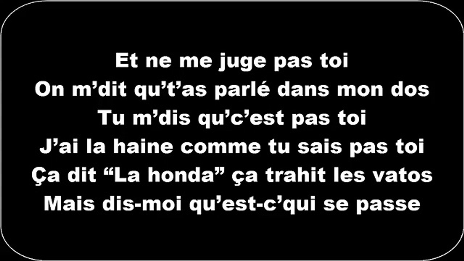 Je vais t'oublier, je sais pas comment mais je vais le faire