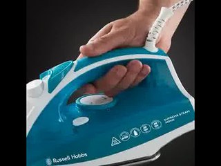 [- Russell Hobbs Supreme Steam Traditional Iron 23061, 2400 W - White/Blue  -]