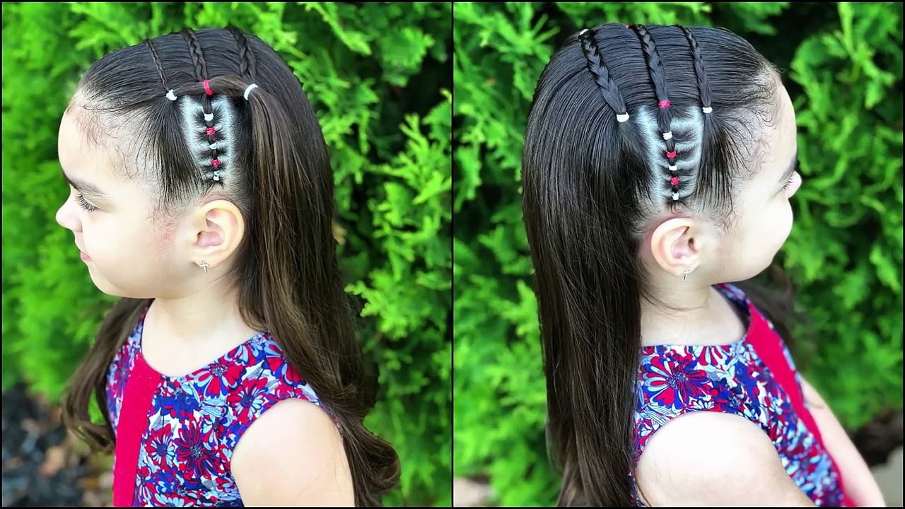 PEINADO PARA NIÑAS CON LIGAS IDEAL PARA UNA OCASIÓN ESPECIAL|PEINADOS FÁCILES Y RÁPIDOS DE HACER|LPH