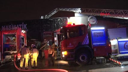 Metal Kesim Atölyesinde Yangın