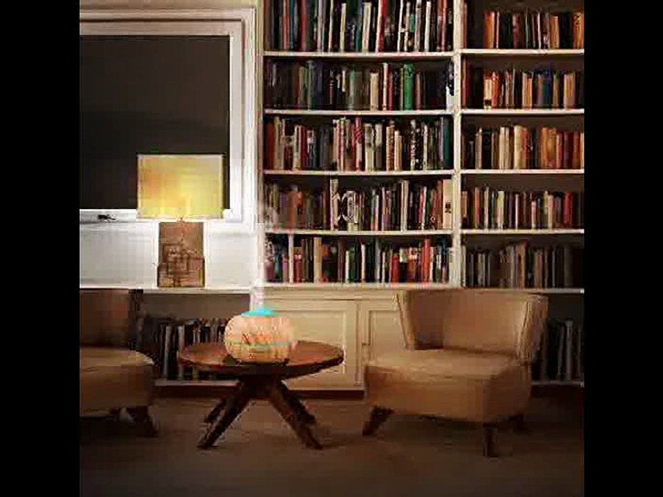 [- Tenswall 400ml Wood Grain Essential Oil Diffusers Ultrasonic Humidifier Portable Aromatherapy Di