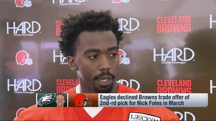 Tyrod Taylor reacts to Browns' attempted trade for Nick Foles