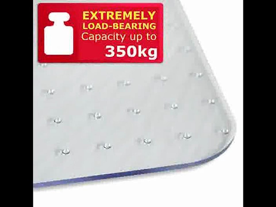 [- casa pura PVC Chair Mat for Carpet Floor | Floor Protector for High Pile Carpets | 75x120cm | 4m