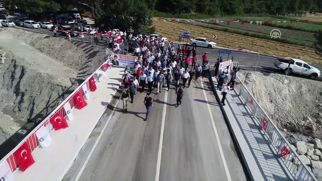 Muğla ve Antalya'yı birbirine bağlayan köprü açıldı