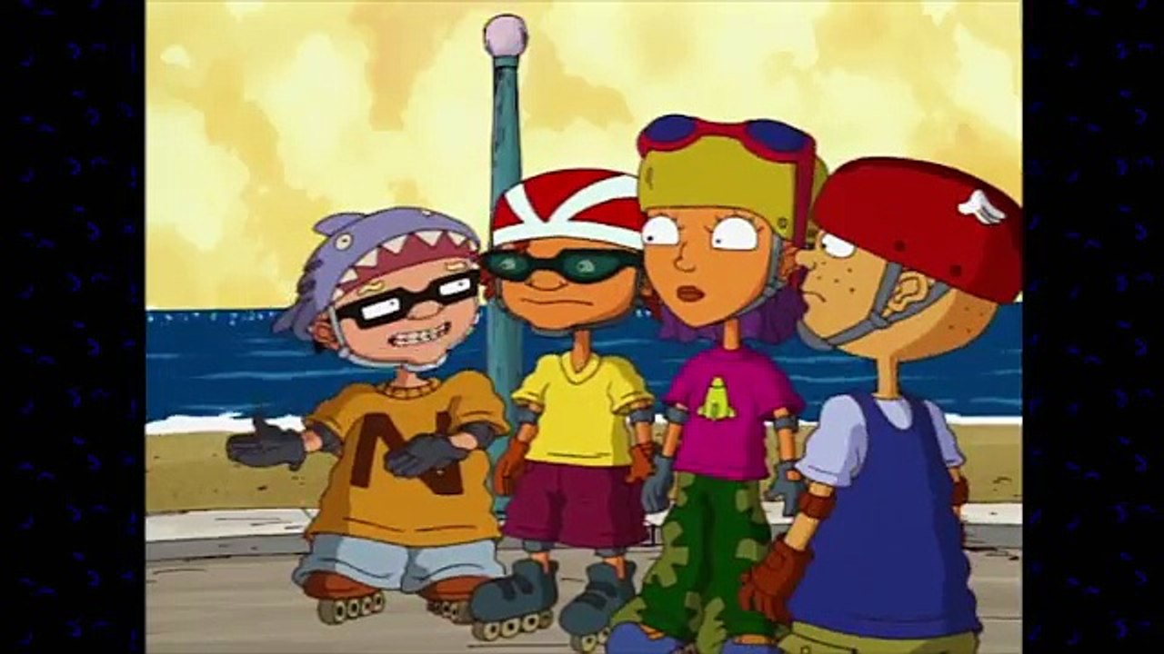 Otto, Reggie, Twister, and Sam Clean Up the Beach | Rocket Power | The Splat