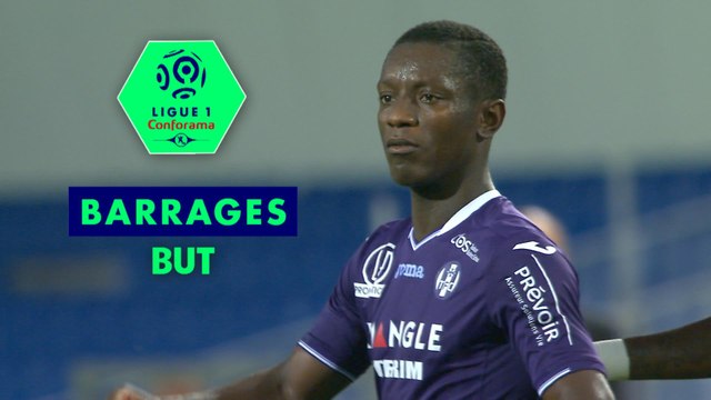 But Max-Alain Gradel (45' + 3) / AC Ajaccio - Toulouse FC (0-3) (ACA-TFC)/ 2017-18