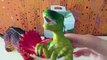 Dinosaurios para niños caja sorpresa con chucherías | Videos de juguetes de dinosaurio