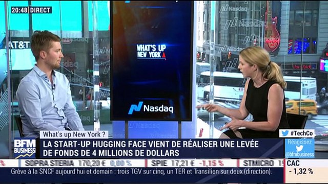 What's Up New York: Hugging Face vient de réaliser une levée de fonds de 4 millions de dollars - 23/05