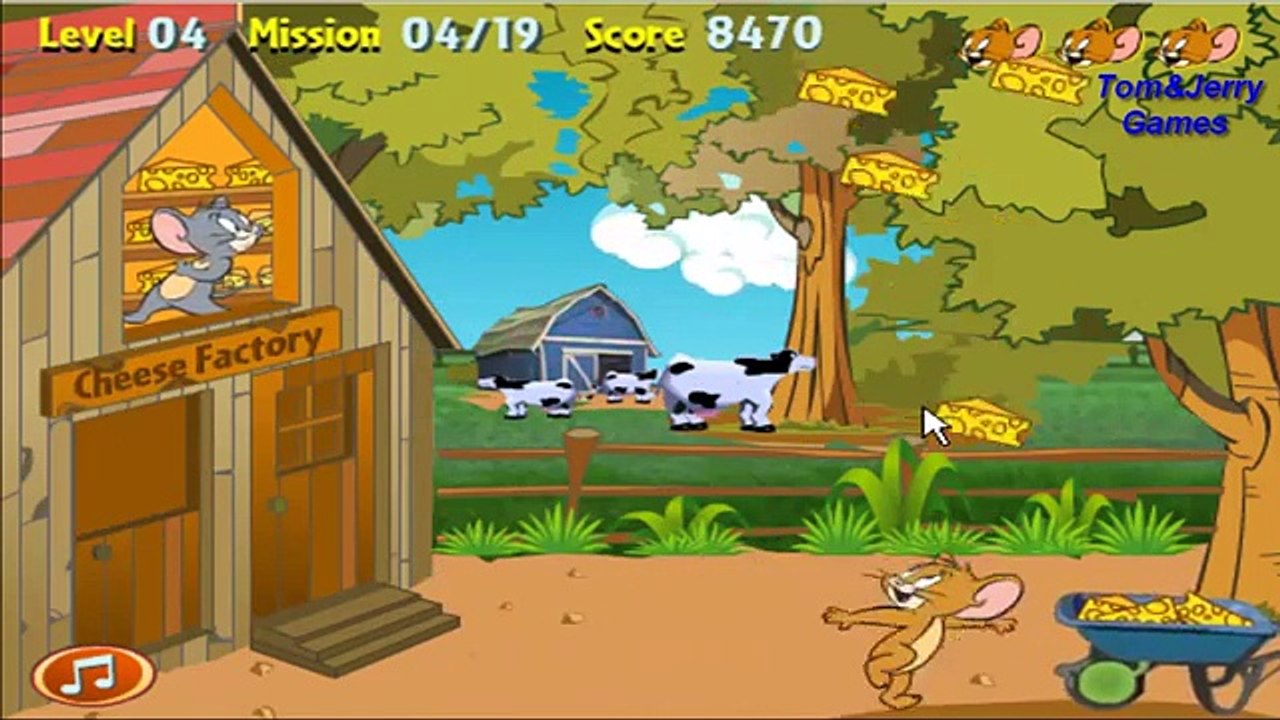 Tom and Jerry Super Cheese Bounce - Tom and Jerry Games - Fun Games for Kids
