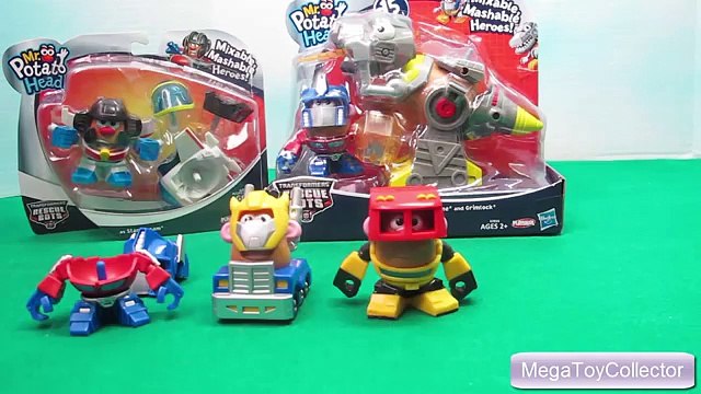 Mr Potato Head Transformers Rescue Bots Optimus Prime Bumblebee Grimlock Mixable Mashables