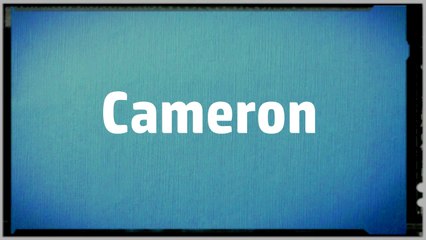Significado Nombre CAMERON - CAMERON Name Meaning