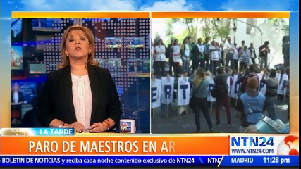 Maestros en Argentina se movilizan reclamando aumento salarial y mejores condiciones laborales