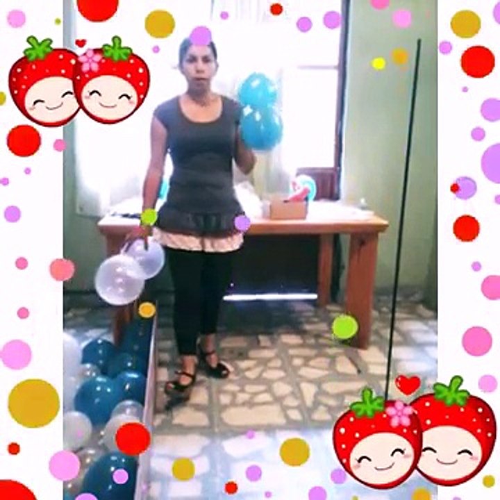 Como hacer una base de globos
