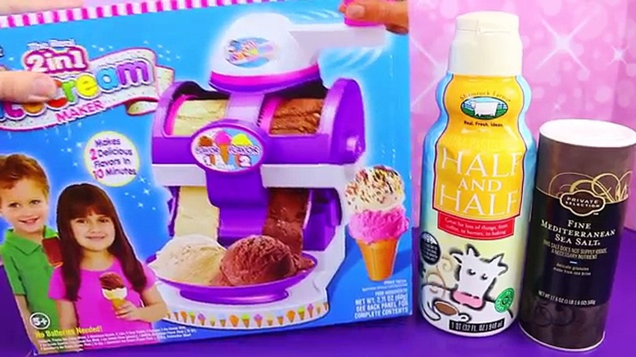 Ice Cream Maker With The The Real 2 In 1 Ice-Cream Machine by Cra-Z-Art
