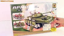 Обзор игрового конструктора Ausini: Армия Танк T-80-U-DR