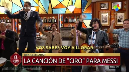 Albertito como "Ciro" le dedicó una canción a Messi | Polémica en el Bar | 23-05-2018 | @DifusionInfo