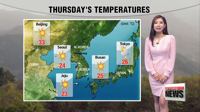 Strong UV rays, very high levels of fine dust _ 052418