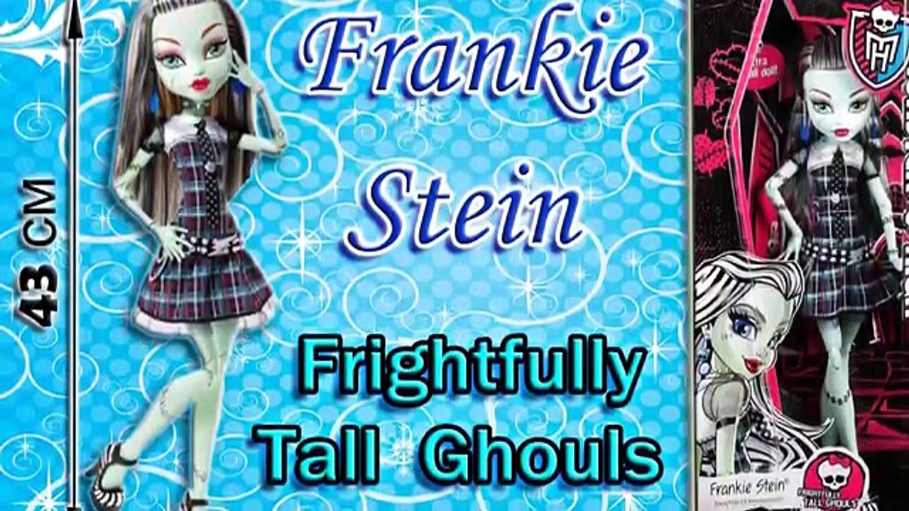 monster high frightfully tall ghouls frankie stein doll