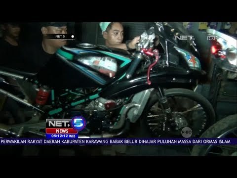 NEWSFLASH, Petugas Amankan 3 Unit Motor Karena Balapan Liar -NET5
