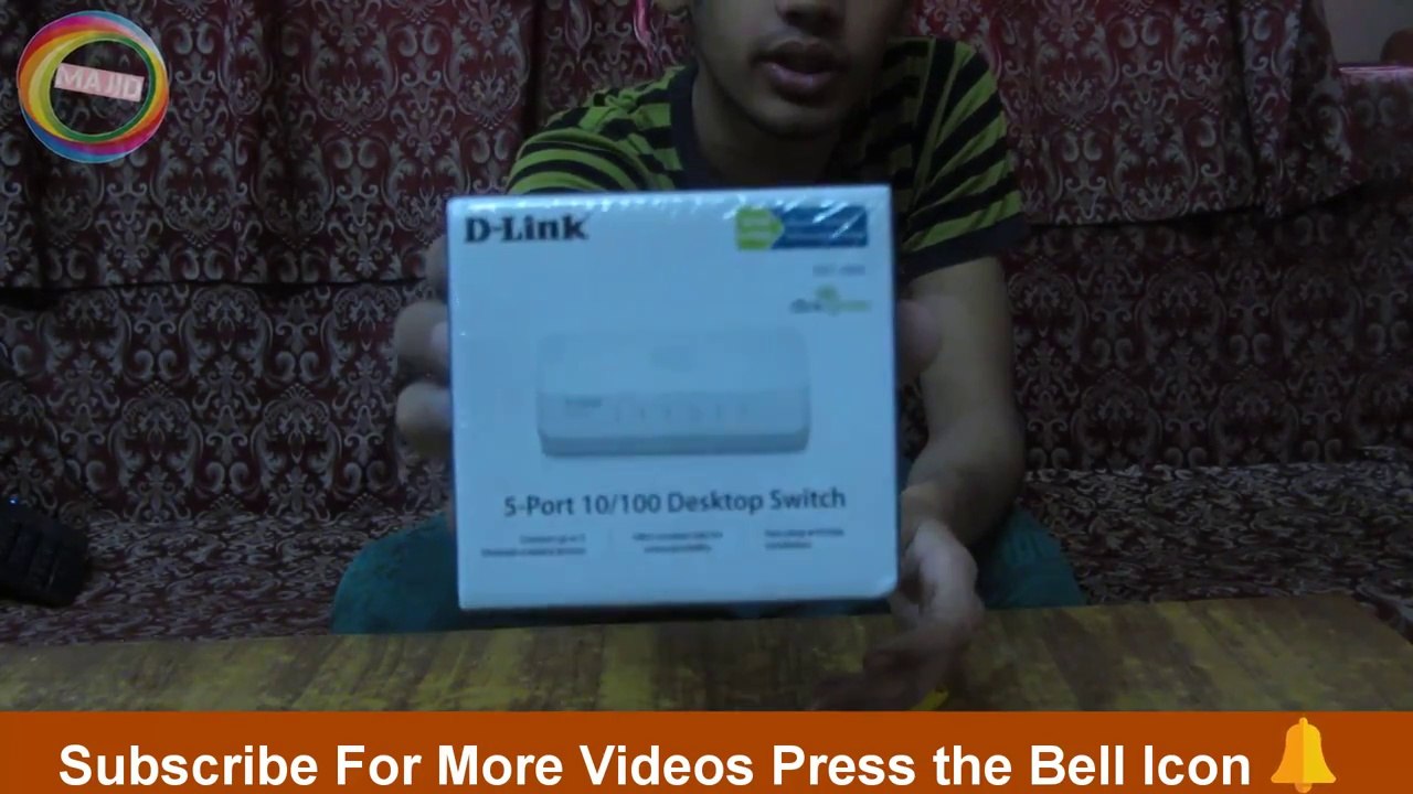 D-Link 5 Port 10-100 Desktop switch Des1005a Review and Unboxing 2018