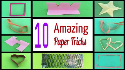10 Amazing Paper Tricks - 2016 !