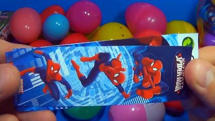 36 surprise eggs!!! 3 Episodes Compilation Disney CARS SpongeBob MARVEL SpiderMan ANGRY BIRDS LPS!