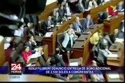 Kenji Fujimori denunció entrega de bono adicional de 2530 soles a congresistas