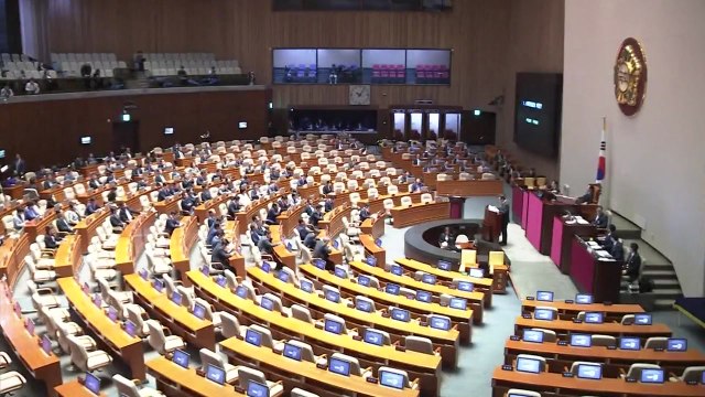 여당만 참석한 국회 본회의...'정부 개헌안' 처리 무산 / YTN