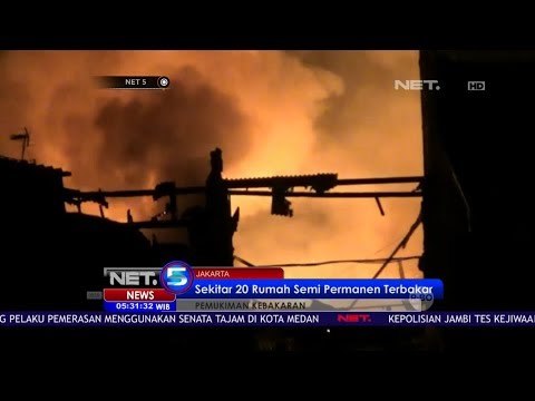 NEWSFLASH: Puluhan Rumah Di Gambir Terbakar -NET5