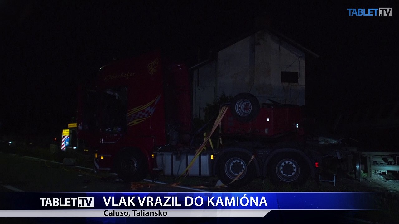 Vlak vrazil v Taliansku do kamióna uviaznutého na koľajach:Dvaja mŕtvi